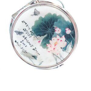 Koren Floral compact mirror